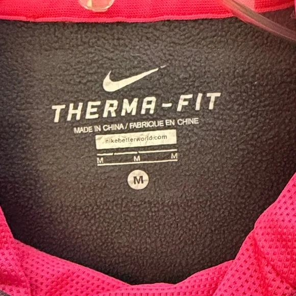 Nike Charcoal & Pink Pullover Sz M - Picture 2 of 6